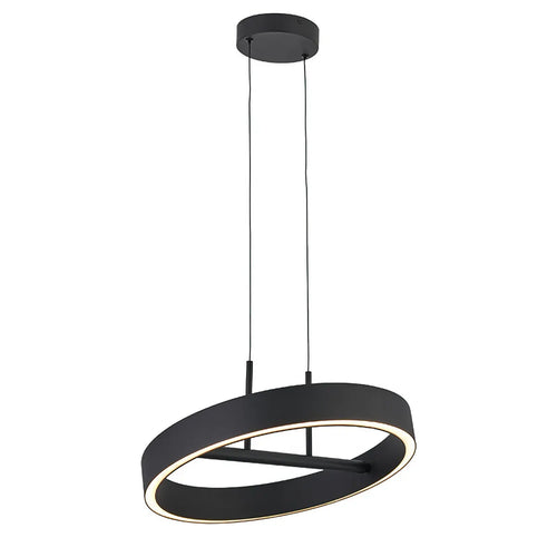 Freelight hanglamp Livello - 2 lichts - 40  x 150   cm - zwart - vtwonen shop