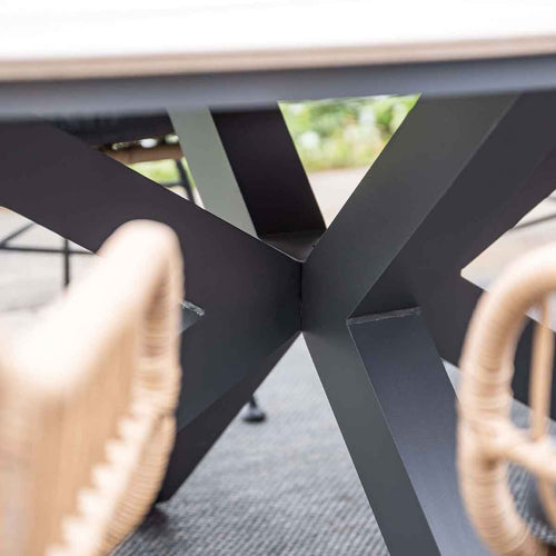 Garden Impressions tuinset Aleria - Tulli - Napoli sand - 220x115x75 cm - 7-delig