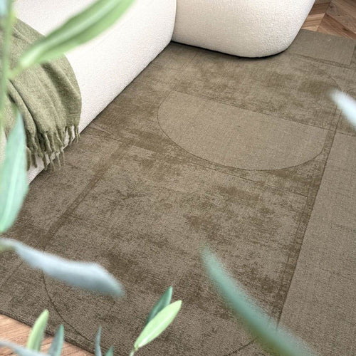 Wollen vloerkleed Twig groen - Interieur05 - 200 x 290 cm - vtwonen shop