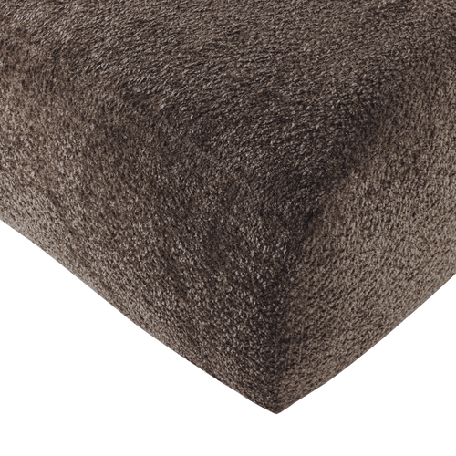 WOOOD poef Mojo Base - Wollig - Bruin - 45x84x64