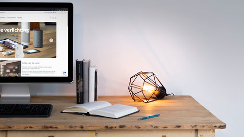 EGLO tafellamp Tarbes - e27 - ø 17,5 cm - zwart - vtwonen shop