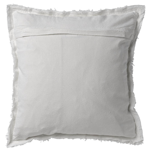 BURTO - Kussenhoes 45x45 cm - gewassen katoen - Snow White - wit