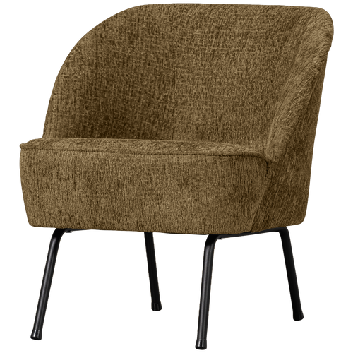 BePureHome fauteuil Vogue - Structure Velvet - Brass - 69x57x70 - vtwonen shop