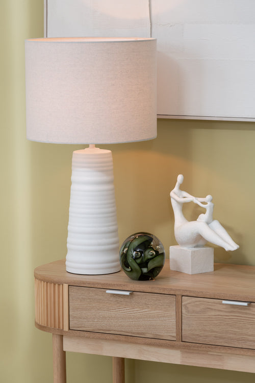 J-Line lamp - keramiek - wit - vtwonen shop