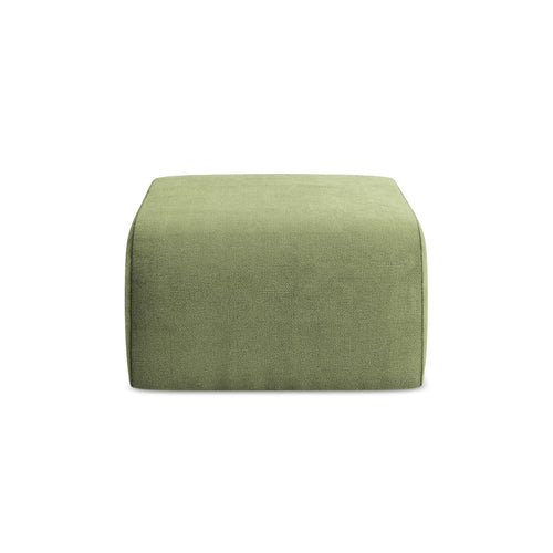 LaMiaSofa Poef Cervo - chenille stof - groente - 72x94x42