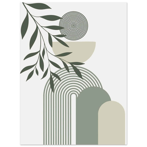 Artfulprints  Boho – Olive balance   poster 30x40 cm - vtwonen shop