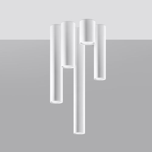 Sollux Lighting Plafondlamp LAGOS 20 wit - 6x6x20cm