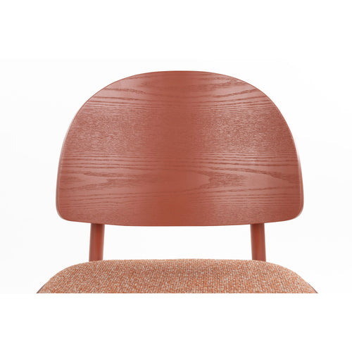 Zuiver Sunrise Eetkamerstoelen Hout Rood - Set van 2