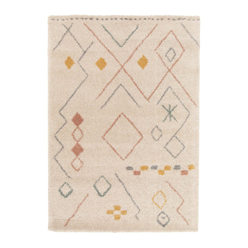 AFK Living vloerkleed Agadir - voor kinderen - beige - 080x150 cm