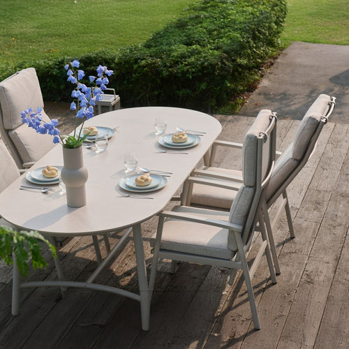 Hartman Tuintafel Flora - Beige Keramiek - 220x100x75cm - vtwonen shop