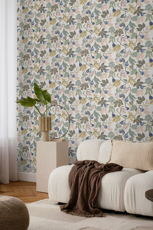 Borastapeter behang bladeren bruin - 49 cm x 10.05 m - 660802 - vtwonen shop