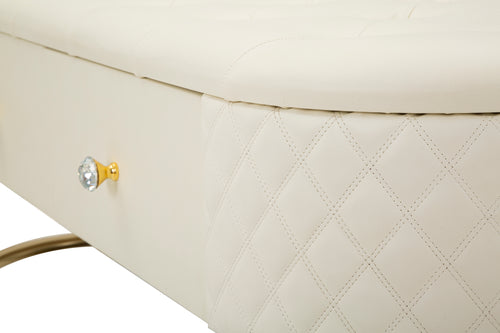 Mauro Ferretti bank - 120x40x43 cm - crème