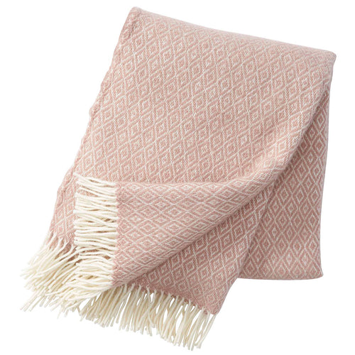 Klippan 100% wollen deken - Stella -roze - 130x200cm - vtwonen shop