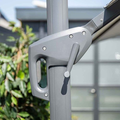 Garden Impressions zweefparasol Hawaii Big Pole Telescopic zwart - 300x400 cm - vtwonen shop