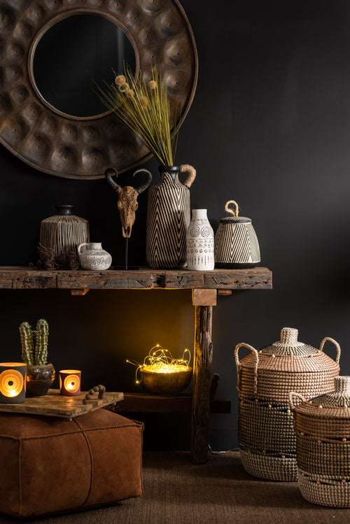 J-Line console Brut - hout - bruin - vtwonen shop