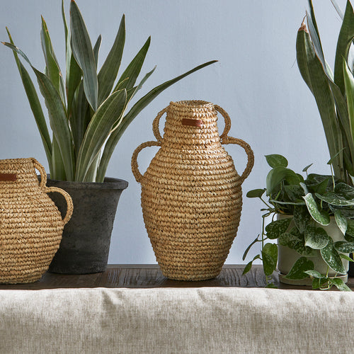 Rivièra Maison Coco Island Vase L - Sisal - Naturel - vtwonen shop