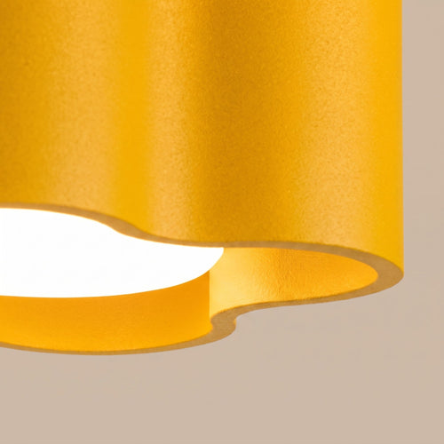 Sollux Lighting Plafondlamp OVIO 1 geel Gx53 - 12x12x6cm