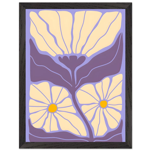 Artfulprints Poster met Lijst Matisse - Soft bloom   - 30x40 cm - Paars