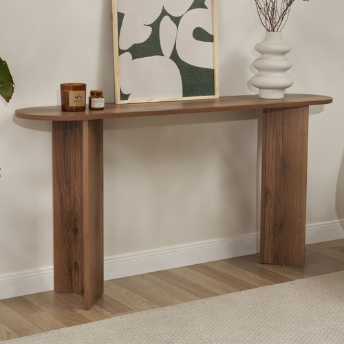 Calicosy - SIRA Design haltafel - Zwart hout - 35x150x75 cm