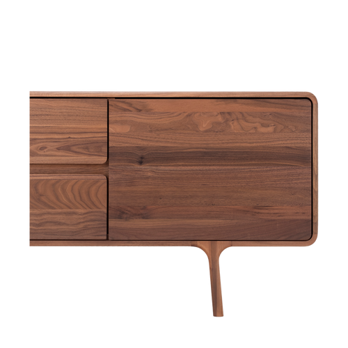 Gazzda Fawn Sideboard Houten Dressoir Walnut - 180 x 45 cm - vtwonen shop