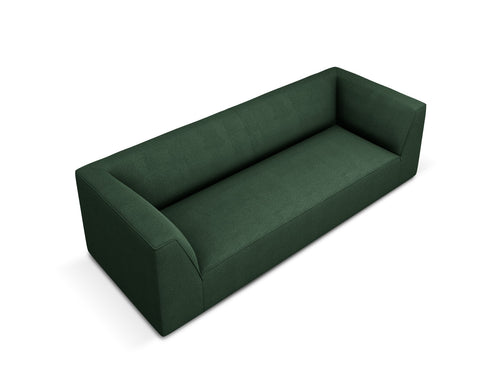 Micadoni Bank Ruby 3-zits, structurele stof, groente - 93x232x69cm