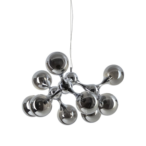 Ideal Lux NODI Hanglamp met meerdere armen, chroom, 9x E14 fitting
