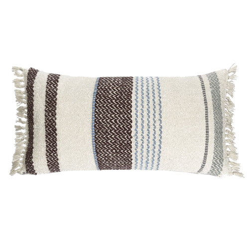 Malagoon kussen Zeezicht - Multicolor bouclé - 40x70cm