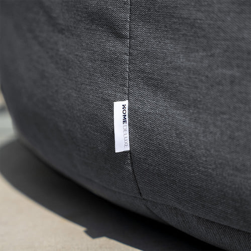 HOME DELUXE XXL outdoor zitzak CLOUD met hocker - antraciet