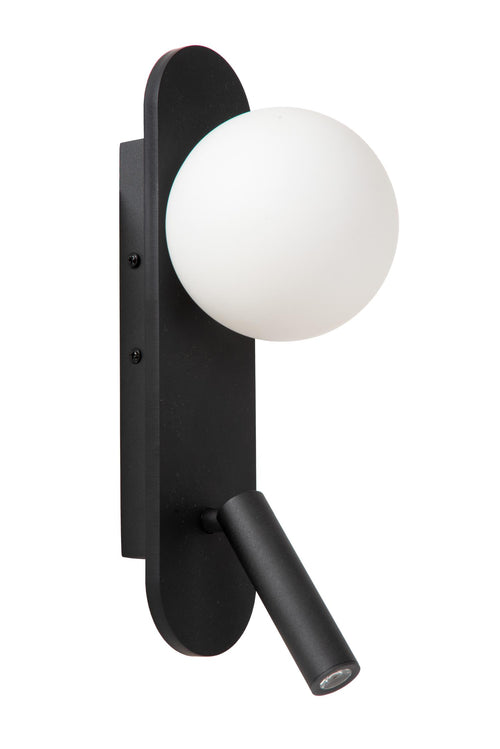 Lucide bedlamp KELLY - Geïntegreerde LED - Zwart - vtwonen shop