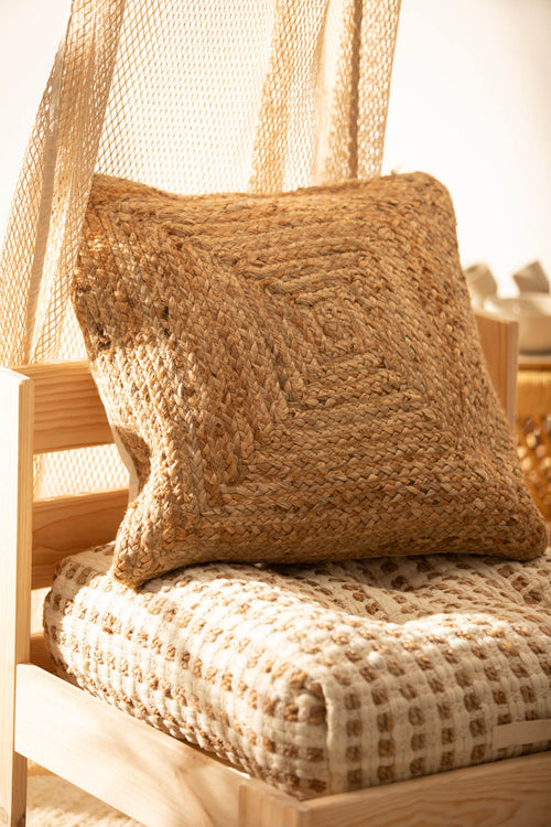 Calma House Kussenhoes Ural - Naturel - 45x45