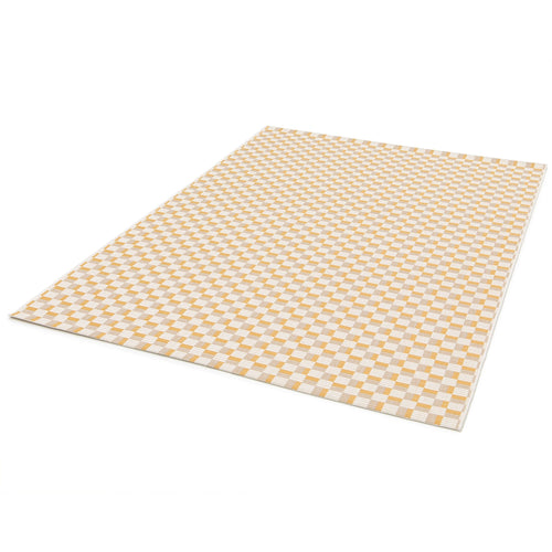 AFK Living vloerkleed Memphis - voor binnen en buiten - geel - 160 x 230 cm