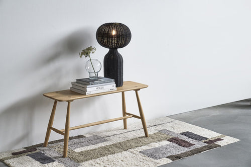 Villa Collection Bodo houten bankje naturel - 90 x 45 cm