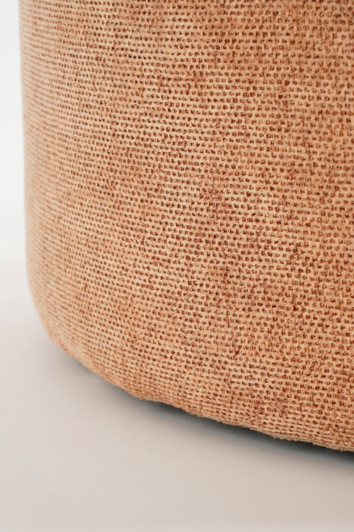 Mica Decorations Opbergpoef - H40 x Ø59 cm - Roze - vtwonen shop