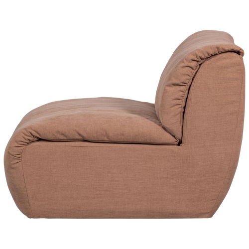 WOOOD 1-zits element Baggy - Geweven Chenille - Oudroze - 81x91x101 - vtwonen shop