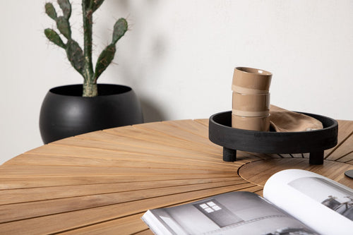 Rebellenclub Ronde Tuintafel Tonga - ¿140 cm - Zwart - vtwonen shop