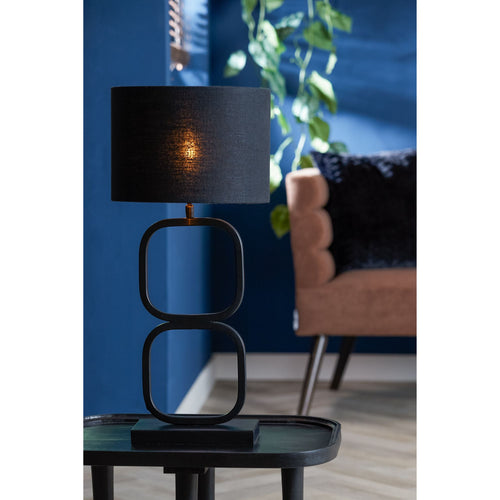 Light & Living lampvoet Lutika - zwart - 23x11.5x46cm - vtwonen shop