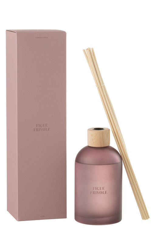 J-Line geurstokjes Accords Essentiels - Figue Frivole - paars - 550 ml