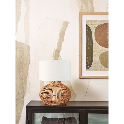 GOOD&MOJO tafellamp Kalahari - wit - Ø47cm - vtwonen shop