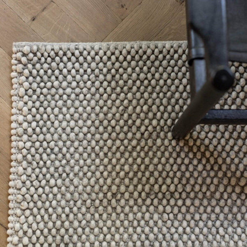 Interieur05 Wollen vloerkleed  Lecco wit/beige - 200 x 290 cm