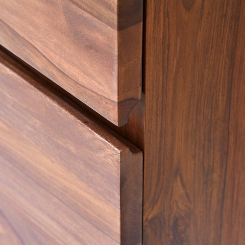 Tikamoon Kolomkast van massief palissander - Bruin - vtwonen shop