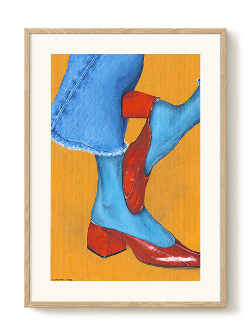 Roxanne - Red Heels - PSTR studio Kunst Poster - vtwonen shop