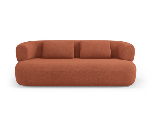 Micadoni Bank Jenny 3-zits, boucle, baksteen - 90x178x73cm
