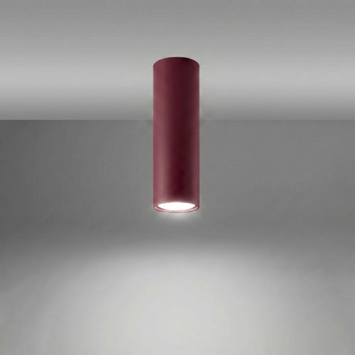 Sollux Lighting Plafondlamp LAGOS 20 bordeaux - 6x6x20cm