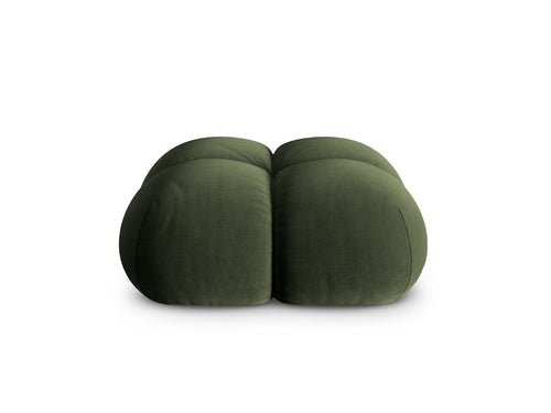 Cosmopolitan Design Poef Loretto flueel groente - 90x90x40cm