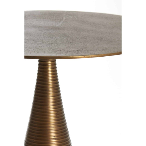 Light & Living bijzettafel Bahia - brons - Ø52cm