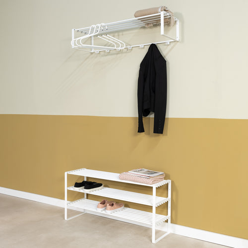 Spinder Design schoenenrek Rex SR 2 - Wit - 100 cm - vtwonen shop