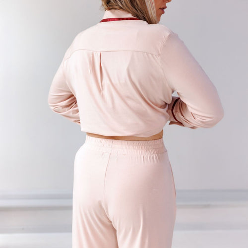 Coco & Cici - Tencel Pyjama Set - Dames - Powder Peach - Maat S