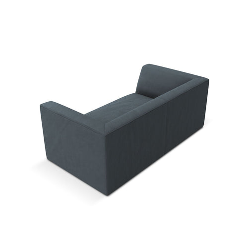 Cosmopolitan Design - Bank Siena 2-zits, ribfluwelen blauw - 92x174x69cm