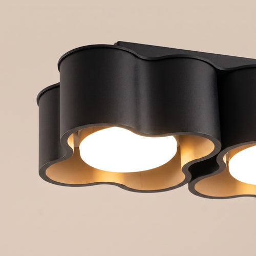 Sollux Lighting Plafondlamp OVIO 2 zwart Gx53 - 24,5x12x8cm
