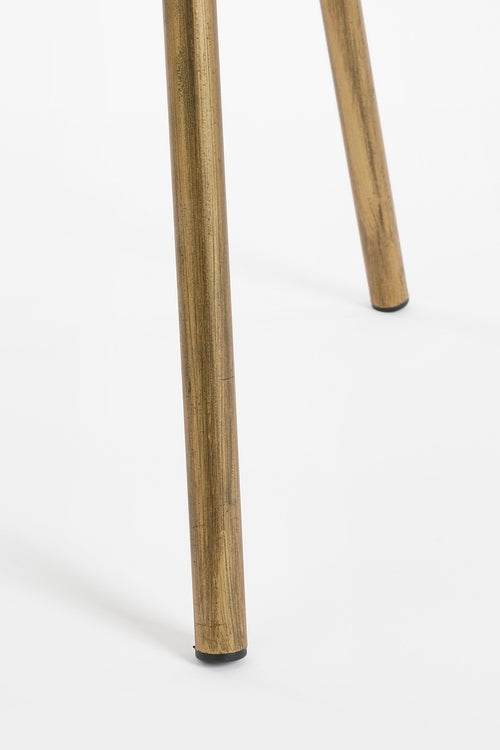 Mica Decorations Alanza Bijzettafel Buiten - H52 x Ø39 cm - Metaal - Groen - vtwonen shop